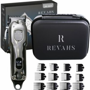 Revahs Draadloze Professionele Tondeuse - Baardtrimmer & Hoofdhaar inclusief Travel Bag - Snor - Tondeuse Mannen - Hair Clipper & Haartrimmer - Reistas review en ervaring