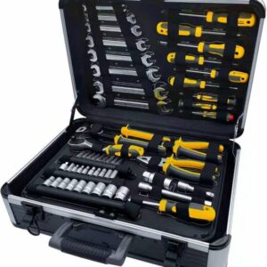 ALDORR Tools - 128-Delige gereedschapsset in koffer - Toolbox - Gereedschapskoffer Gevuld - Gereedschapskist - Schroevendraaierset - Steeksleutelset - Handgereedschap - Basisgereedschap - Met Momentsleutel Ratel & Meer review en ervaring