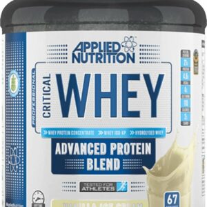 Applied nutrition - Critical Whey - Eiwitten / Proteine Shake - 2000 Gr - 66 Doseringnen -  Vanilla Ice Cream Smaak review en ervaring