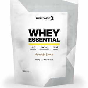 Body & Fit Whey Essential - Eiwitshake Chocolade - Proteine Poeder - Whey Protein - 40 shakes (1000 gram) review en ervaring