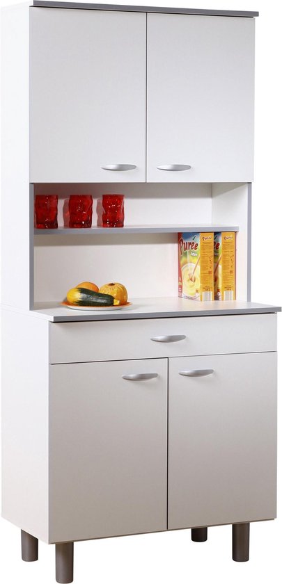 Buffetkast Easy 4 deuren & 1 lade – wit