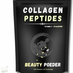Collageen poeder | Met Hyaluronzuur + vitamine C | Gezond huid en haar | 100% Collagen | stralende en elastische huid | voedingssupplement | Skin health and glow| Anti-rimpel | Cadeau | Protein review en ervaring