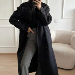 Eight Paris| Dames| Oversized coat | Zwart| one size review en ervaring