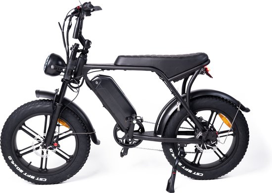 Fatbike V8 Model – Fatbikeskopen.nl – Zwart – Hydraulic – Elektrische Fatbikes – Elektrische Fiets – E Bike – 250 Watt