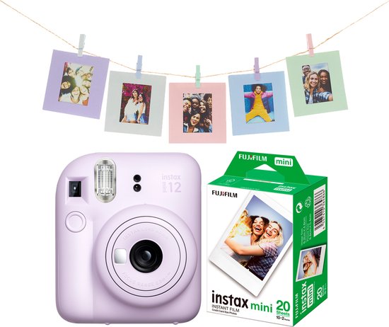 Fujifilm instax mini 12 Bundel – Lilac Purple – instant camera