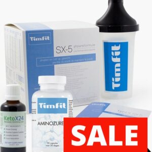 Get Skinny in 24 days Afslankpakket|Ketox24 & TimFit Aminozuren & Maaltijd afslankbooster SX-5 BANAAN review en ervaring
