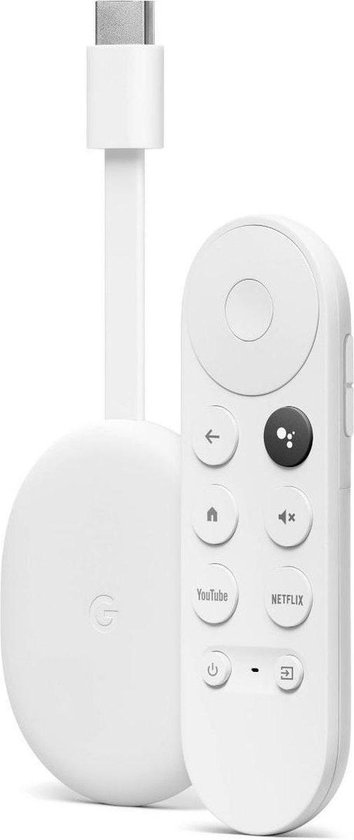 Google Chromecast met Google TV – 4K HDR – Wit