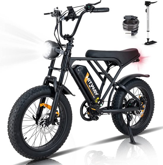 HITWAY elektrische fiets BK29-E Bike- 48V 18Ah Mountain Bike-250 W-tot 55-80km