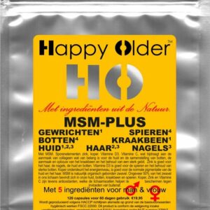 Happy Older Multi Collageen Poeder + 120 MSM-PLUS capsules - Combinatie aanbieding review en ervaring