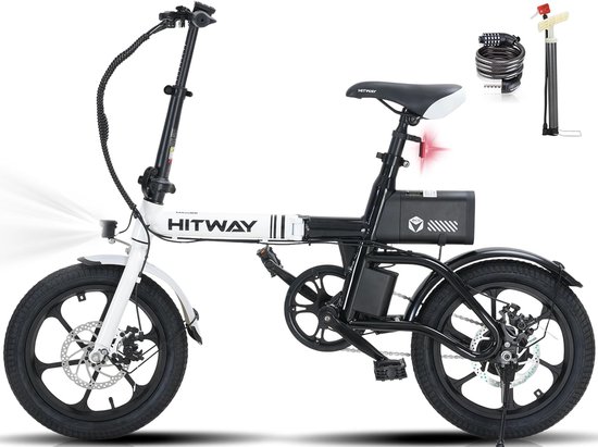 Hitway BK35 Elektrische Fiets | Opvouwbare E-bike | 16 Inch | 250W Motor