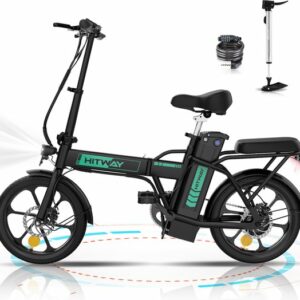 Hitway BK5 Elektrische Fiets | Opvouwbare E-bike | 16 Inch | 250W Motor | Zwart review en ervaring