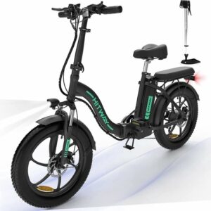 Hitway BK6 Elektrische Fiets | Opvouwbare E-bike | 20 Inch Fat Tire | 250W Motor | 11.2Ah | Zwart review en ervaring