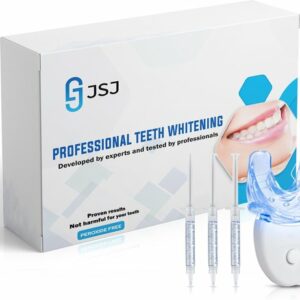 JSJ® Tandenbleekset - Tanden bleken - Teeth whitening - Tandenblekers - Witte tanden - Zonder peroxide (0%) review en ervaring