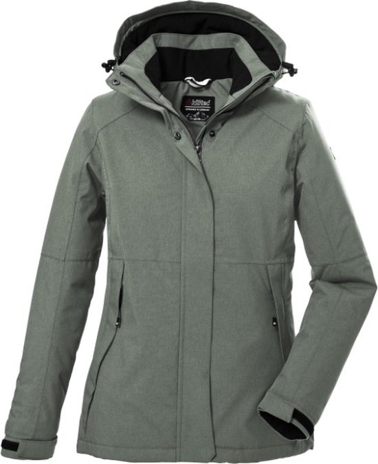 Killtec winterjas dames – functionele winterjas dames – 39702 – groen – maat 44