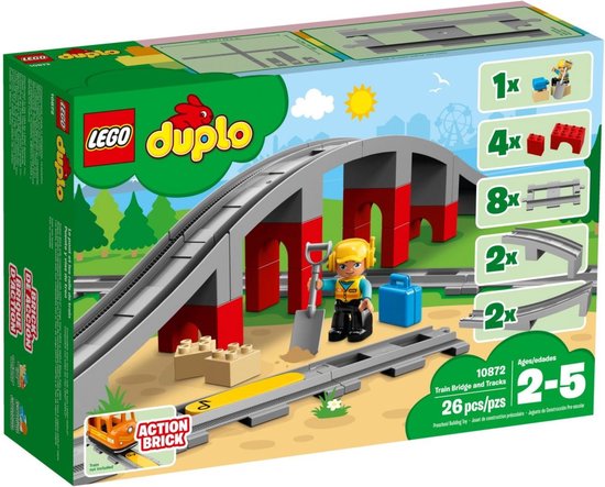 LEGO DUPLO Treinbrug en -rails – 10872
