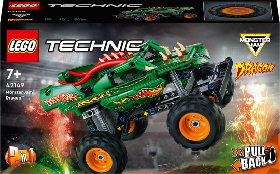 LEGO Technic Monster Jam Dragon – 42149