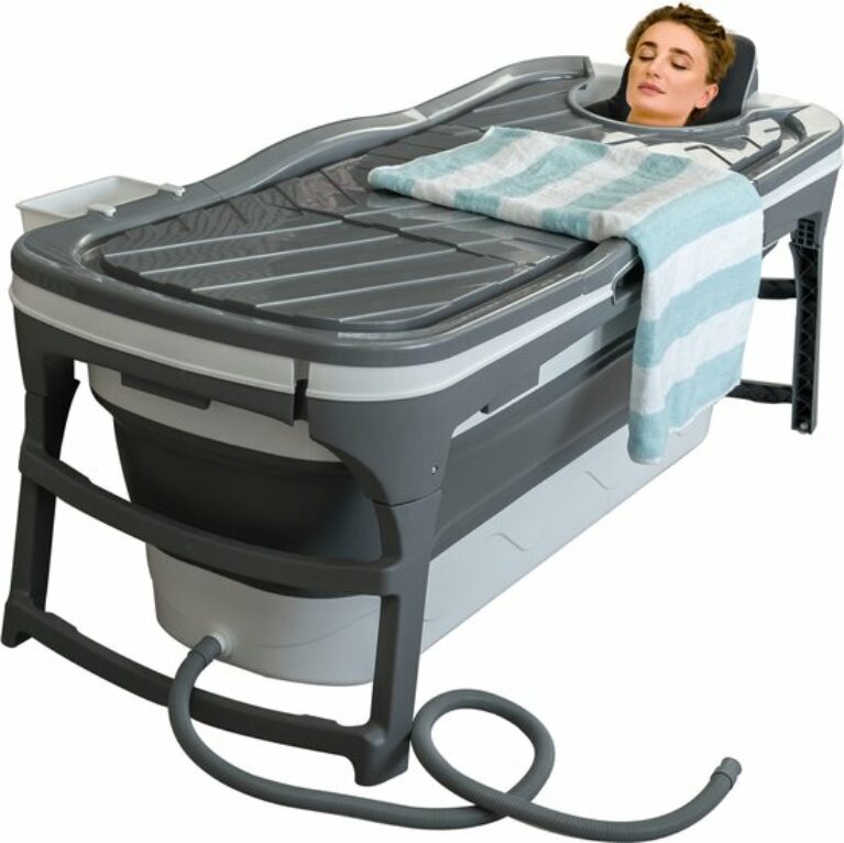 LIFEBATH - Opvouwbaar Zitbad - 143cm lang - Opvouwbaar bad - Zitbad - Ligbad - Bath Bucket - 200L + Luxe kussen - Grijs review en ervaring
