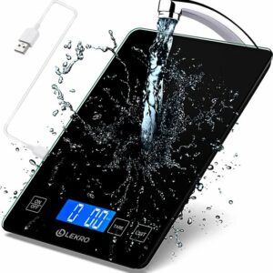 Lekro Digitale Precisie Keukenweegschaal – Weegschaal Keuken - USB Oplaadbaar - 1gr tot 15kg – Tarra Functie - Zwart review en ervaring