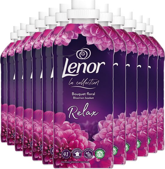 Lenor Bloemenboeket – Wasverzachter – 12 x 41 Wasbeurten Voordeelverpakking