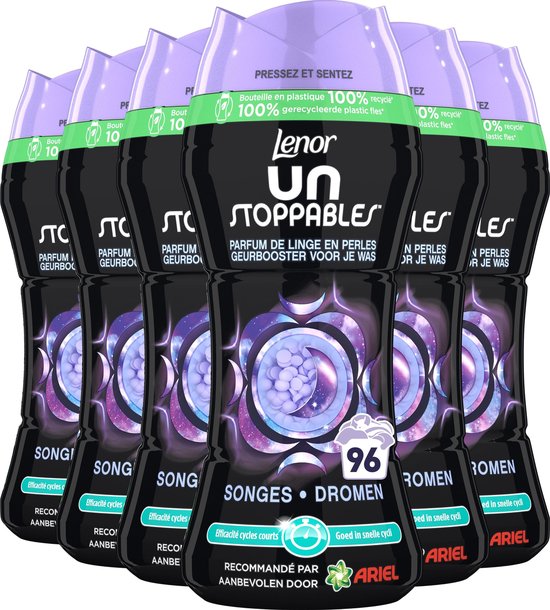 Lenor Geurbooster Dromen – Geurparels – 6×16 Wasbeurten – Voordeelverpakking