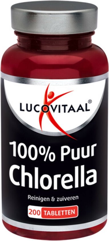 Lucovitaal Chlorella 100% Puur – 200 Tabletten
