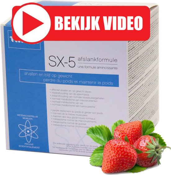 Maaltijdvervanger Afvallen | Afvallen met Aardbei Shakes | Maaltijd vervanger voor gewichtsverlies | 10 Shakes in handige Sachets | Smaak Aardbei