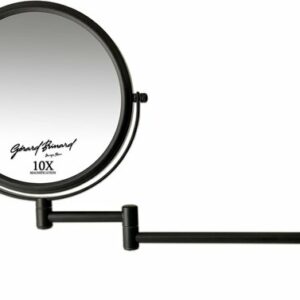 Make-up wandspiegel knikarm mat zwart - 10x vergroting 20cmØ review en ervaring