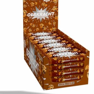 Matchu - Oerkracht protein bar - Cookie smaak - Doos met 24 proteine repen (1440 gram) - 60g per stuk - Eiwitrepen - Voordeelverpakking - Eiwitreep - Protein bars review en ervaring