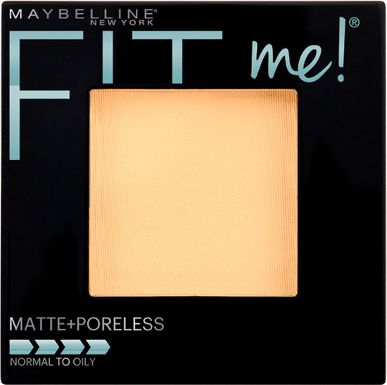 Maybelline New York – Fit Me Matte + Poreless Powder – 105 Natural Ivory – Matterend Poeder welke Poriën Zichtbaar Verkleind – 9 gr.