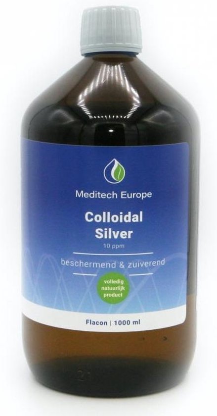 Meditech Europe – Colloidaal Zilver Water – 1000Ml