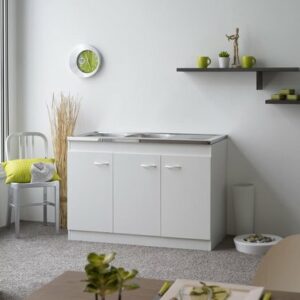 Onderkast voor spoelbak 3 deuren 120cm - Hoogwaardig spaanplaat review en ervaring