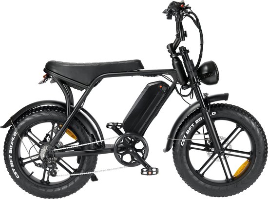 Ouxi V8 Model – Zwart – Elektrische Fatbikes – Elektrische Fiets – E Bike