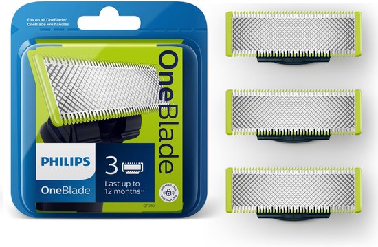 Philips OneBlade Original Blade QP230/50 – Vervangmesjes – 3 stuks