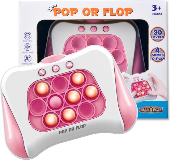 Pop or Flop Gameconsole roze – Spel
