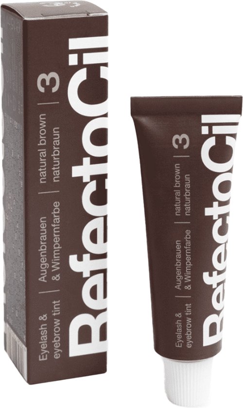 RefectoCil Wenkbrauw- en Wimperverf – Nr. 3 Bruin – 15 ml