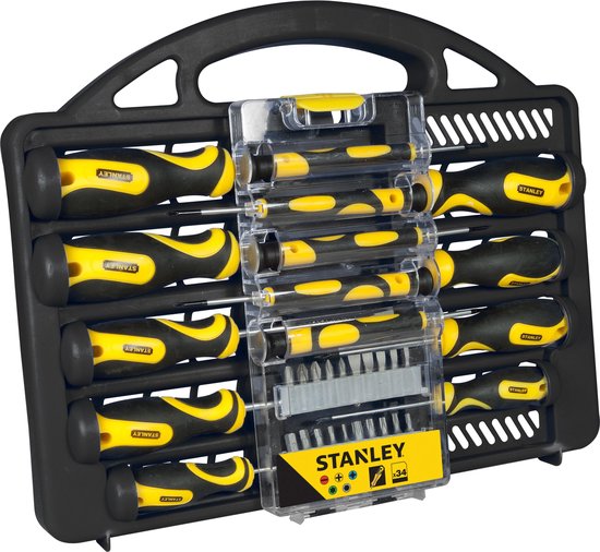 STANLEY STHT0-62141 Schroevendraaierset – 34-delig – inclusief koffer