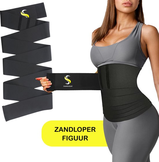 Shapewear® Waist Trainer Corset – Tiktok Korset – Zweet buikband – Waist Shaper – Corrigerend Ondergoed Dames – Zweetband – One Size 4 M – Inclusief E-book
