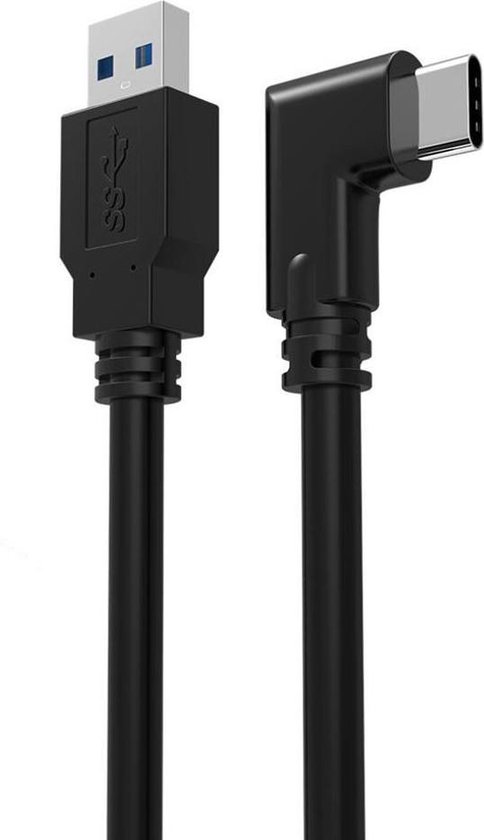 Shop4 – Oculus Quest 2 VR Accessoire – 5 meter Data and Charging Cable USB-C 3.2 Gen1 (5M)