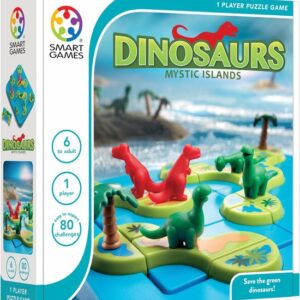 SmartGames - Dinosaurs Mystic Islands - 80 opdrachten - Breinbreker - Dinosaurus speelgoed review en ervaring