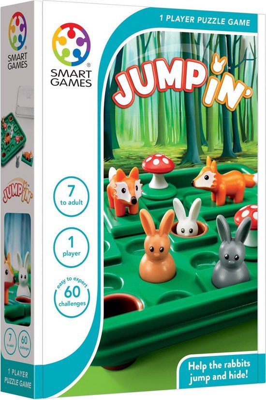 SmartGames – Jump In’ – Denkspel – 60 opdrachten