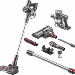 Steelstofzuiger draadloos 200Watt met 4 verschillende opzetstukken (draadloze stofzuiger) Zedar S600 review en ervaring