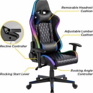 Stralex VENOM | Rgb led gaming stoel review en ervaring