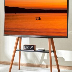 TV Standaard Hout Scandinavisch | Vierpoot | Kleur: Zwart Walnoot review en ervaring