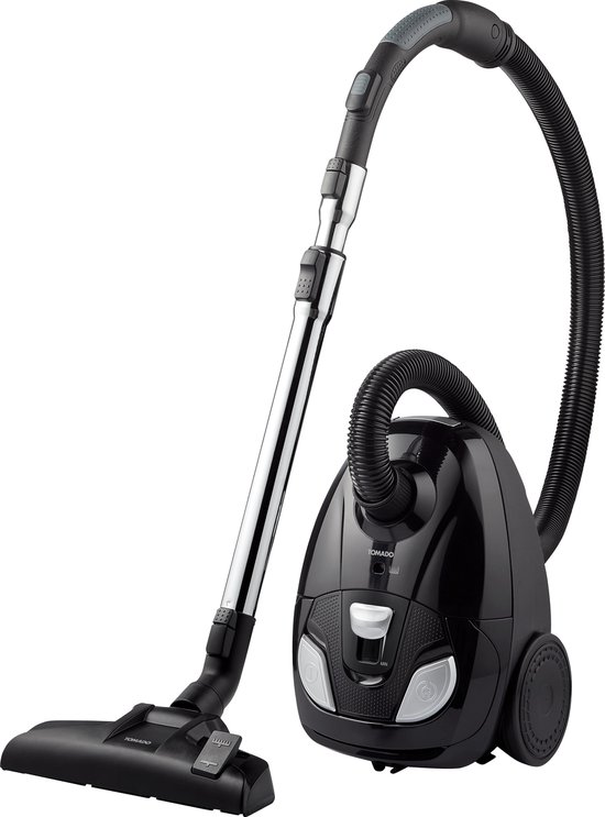 Tomado TVC2002B – Stofzuiger met zak – 2 liter- HEPA 12 filter – Lichtgewicht – Zwart