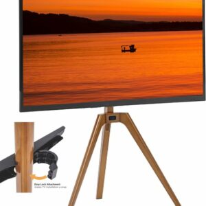 Tv standaard driepoot hout review en ervaring