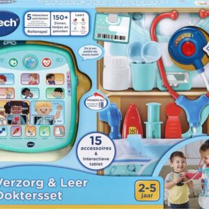 VTech Verzorg & Leer Doktersset - Educatief Speelgoed - Inclusief 15 accessoires - met Gezongen Liedjes - 2 tot 5 Jaar review en ervaring
