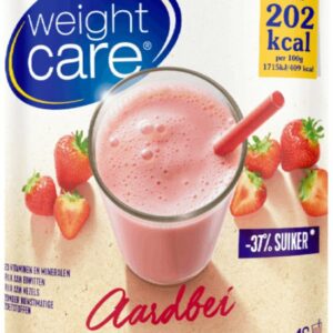 Weight Care Maaltijdshake Aardbei - 436 gram review en ervaring
