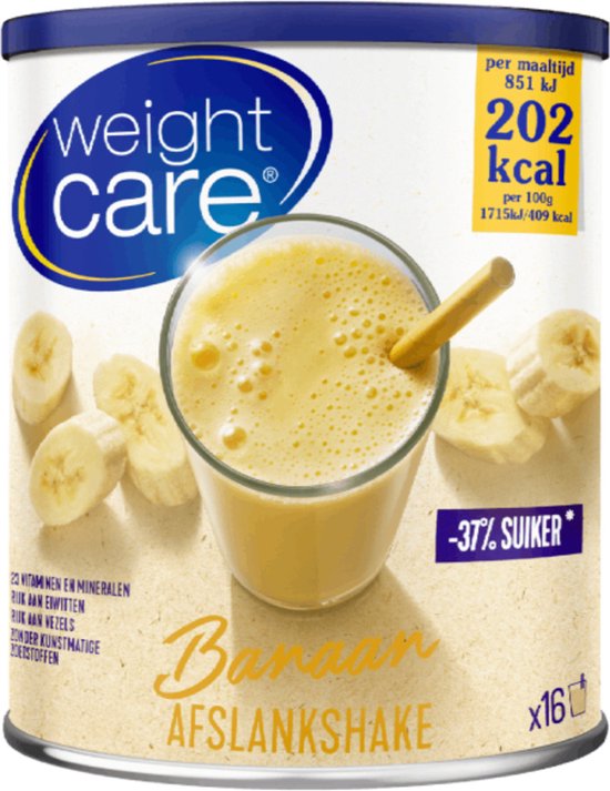 Weight Care Maaltijdshake Banaan – 436 gram