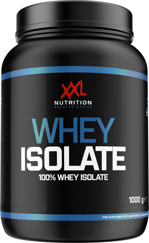 XXL Nutrition – Whey Isolaat – Proteïne poeder, Eiwit Shakes, Whey Protein Isolate Eiwitpoeder – Vanille – 1000 gram