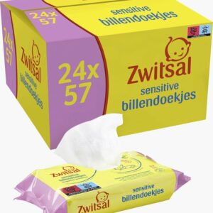 Zwitsal Baby Sensitive Billendoekjes Alcoholvrij - 1368 doekjes - Voordeelverpakking review en ervaring